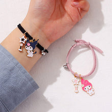 Load image into Gallery viewer, Kuromi and Melody Magnetic | 2 Small Bracelet
