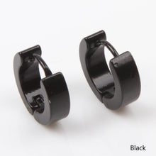 Load image into Gallery viewer, Cool Men&#39;s Stainless Steel Round Hoop Earring - Erelvis Accessories &amp; Jewelry
