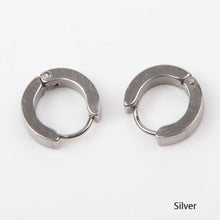 Load image into Gallery viewer, Cool Men&#39;s Stainless Steel Round Hoop Earring - Erelvis Accessories &amp; Jewelry

