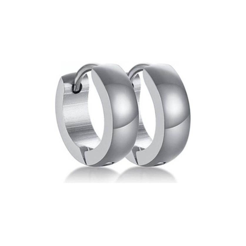 Unisex Stainless Steel Small Earring Hoop Jewelry