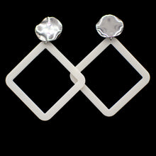 Load image into Gallery viewer, Long Square Stud Earring
