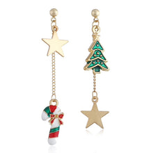 Load image into Gallery viewer, Creative Christmas Ornaments | Asymmetric Earrings - Erelvis Accessories &amp; Jewelry
