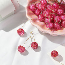 Load image into Gallery viewer, Sweet Cherry Acrylic Earrings | Drop Earrings
