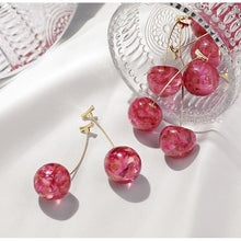 Load image into Gallery viewer, Sweet Cherry Acrylic Earrings | Drop Earrings
