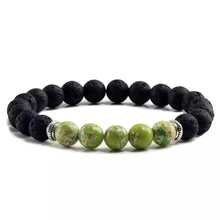 Load image into Gallery viewer, Natural Volcanic Stone Bracelets | Chakra Balance Beads | Black Lava - Erelvis Accessories &amp; Jewelry
