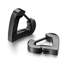 Load image into Gallery viewer, Heart Stainless Steel Stud | Hoop Earrings
