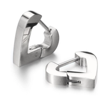 Load image into Gallery viewer, Heart Stainless Steel Stud | Hoop Earrings
